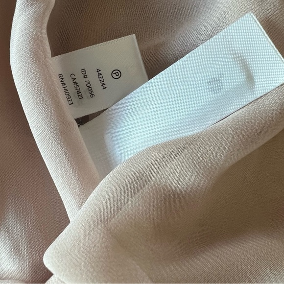 Loft Crushed Velvet Blush Swing Dress Size 6 - Picture 12 of 12